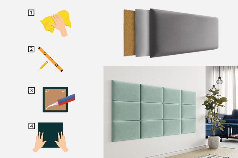 Panneau mural souple