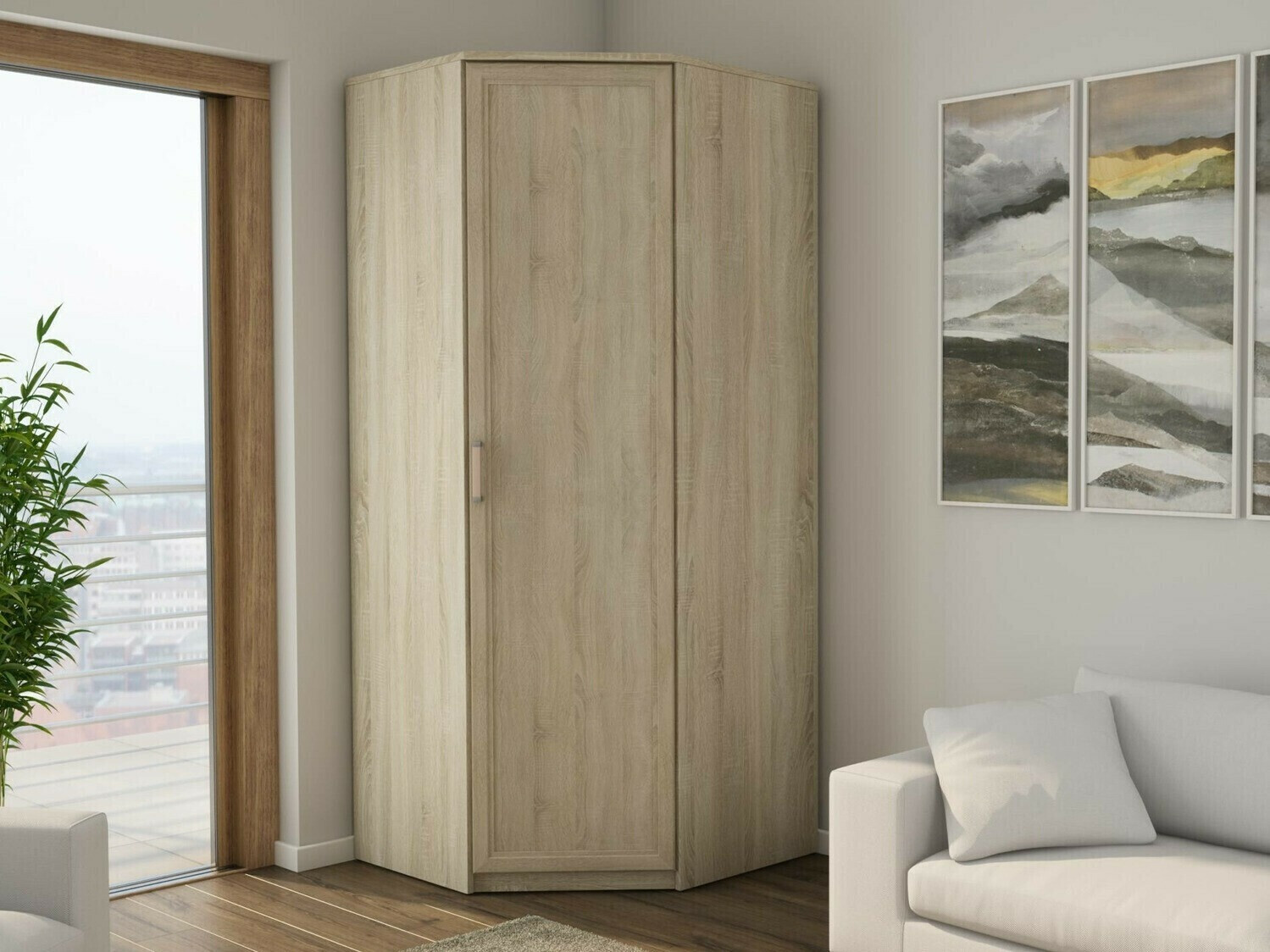 Armoire d'angle Lexington 118 Meubles de salon Mobilier1.fr